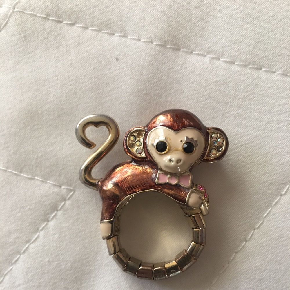 Betsey Johnson monkey ring